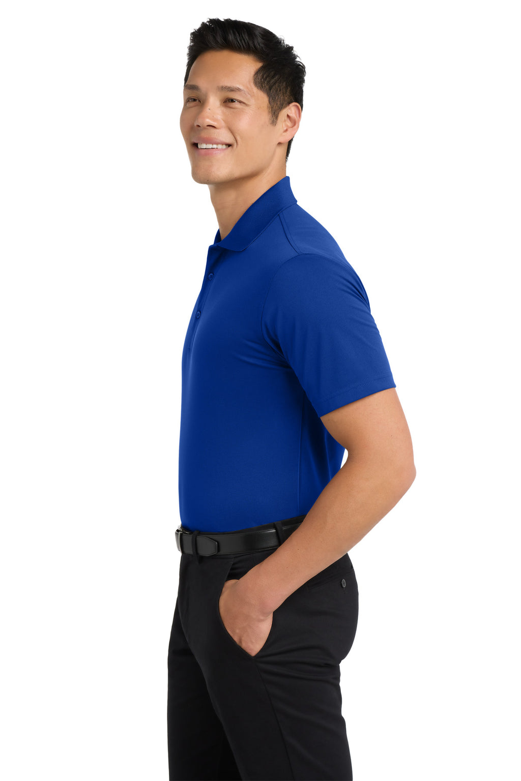 Port Authority Tech Pique Polo. K527 - Bright Royal - side