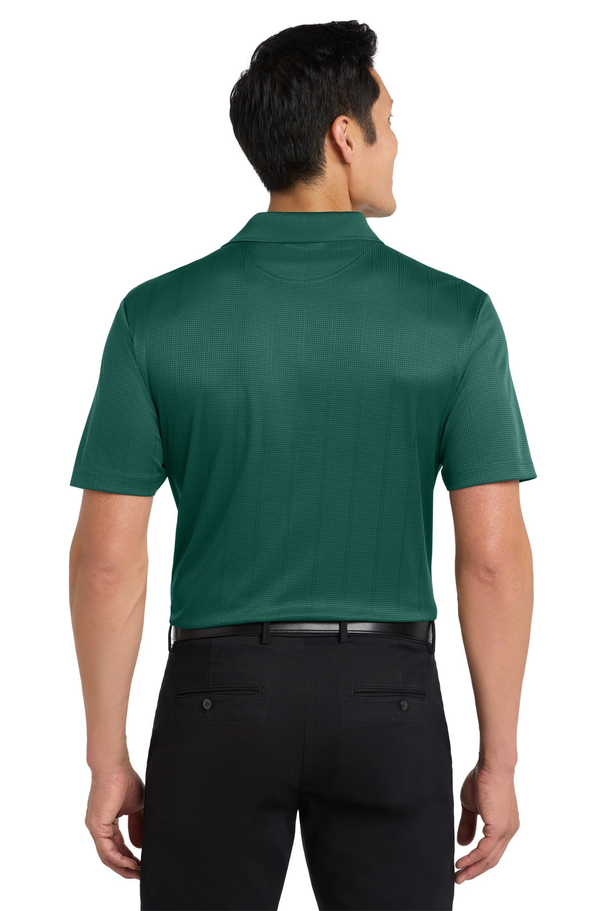 Port Authority Performance Fine Jacquard Polo. K528 - Green Glen - back