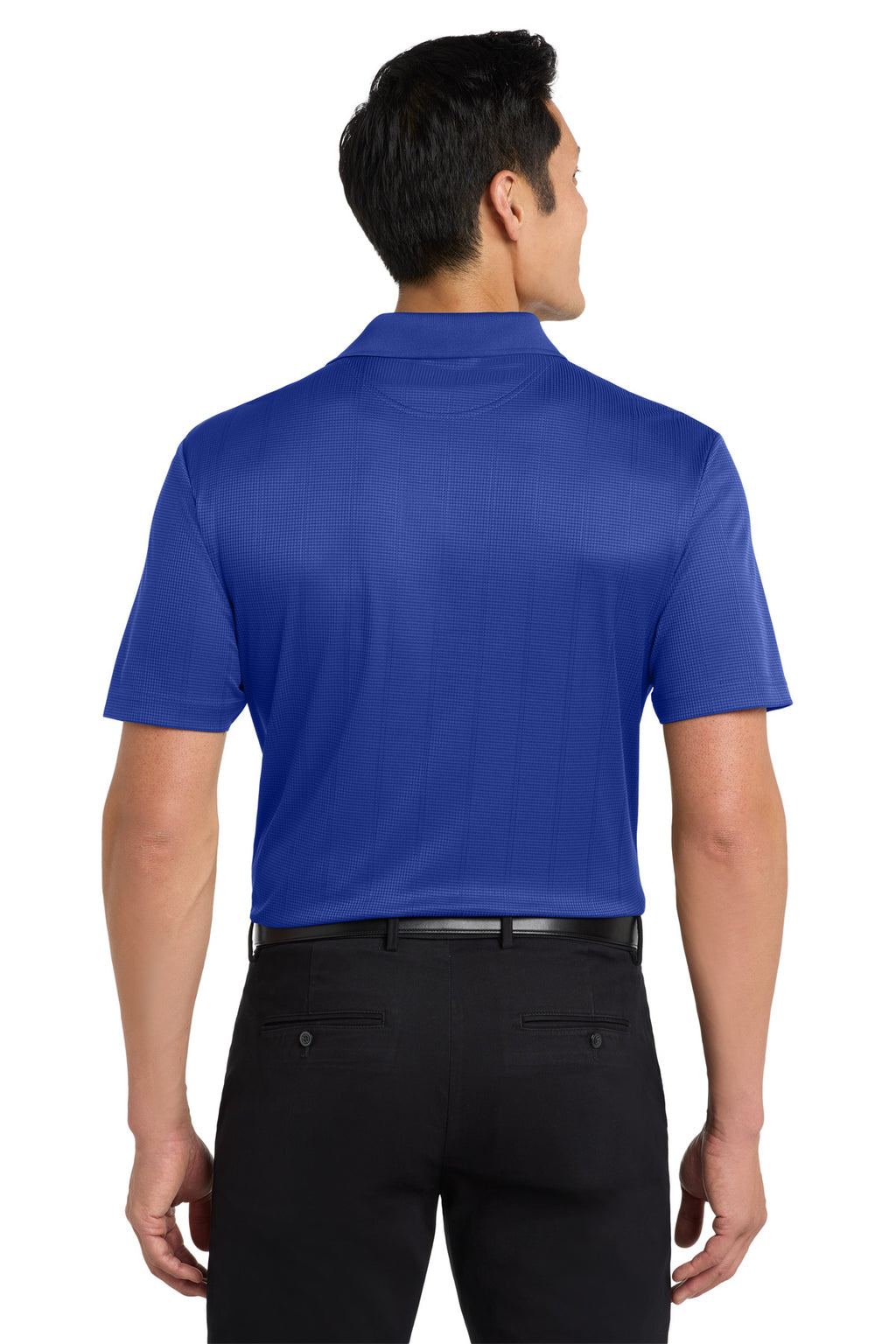 Port Authority Performance Fine Jacquard Polo. K528 - Hyper Blue - back