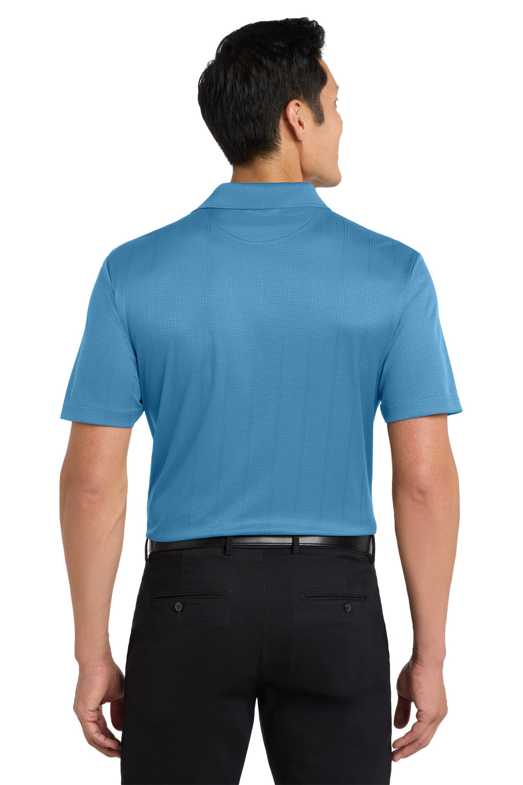 Port Authority Performance Fine Jacquard Polo. K528 - Ocean Blue - back