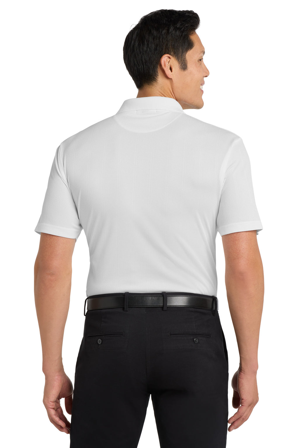 Port Authority Performance Fine Jacquard Polo. K528 - White - back