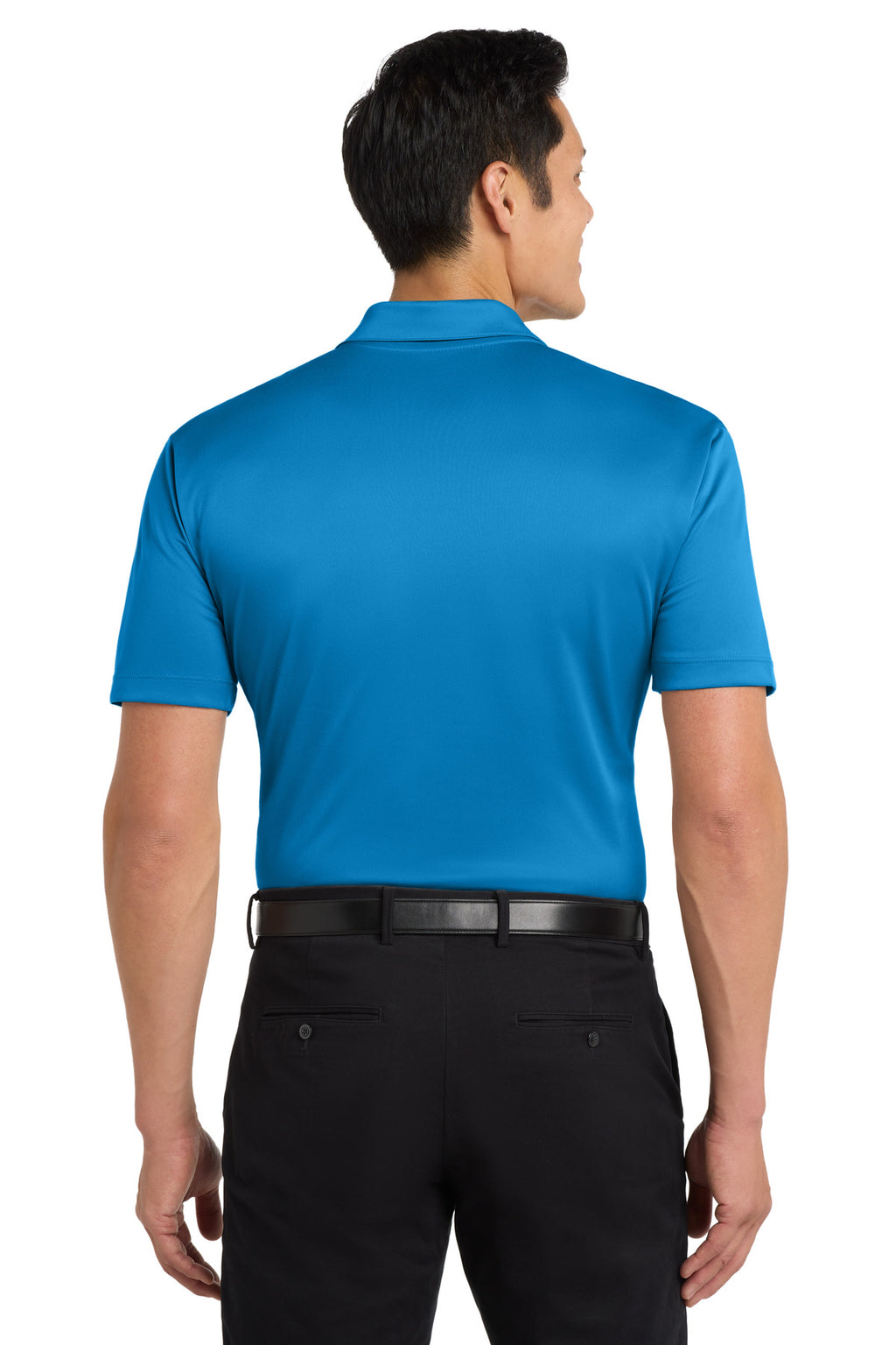 Port Authority Silk Touch Performance Polo. K540 - Brilliant Blue - back
