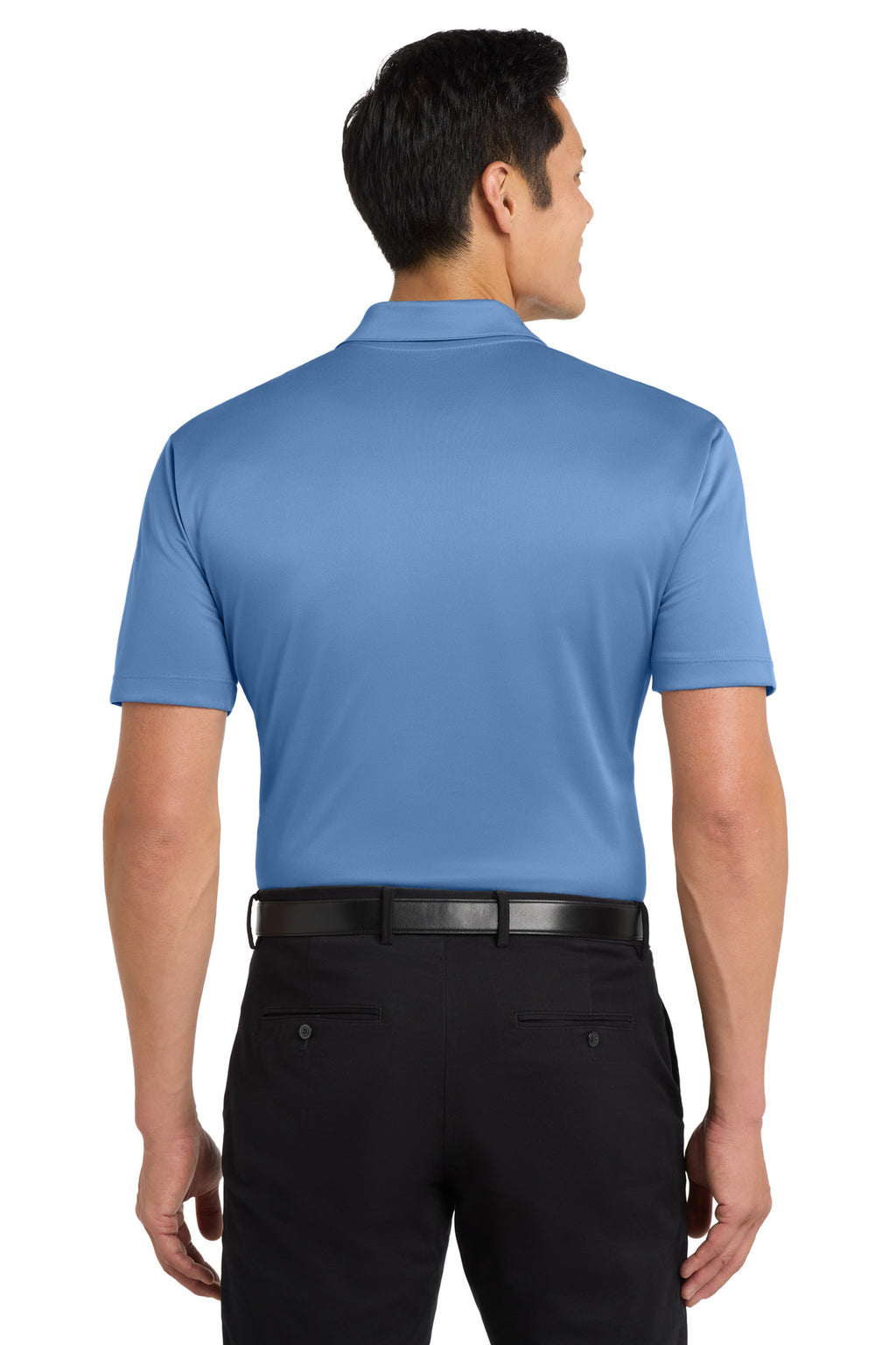 Port Authority Silk Touch Performance Polo. K540 - Carolina Blue - back