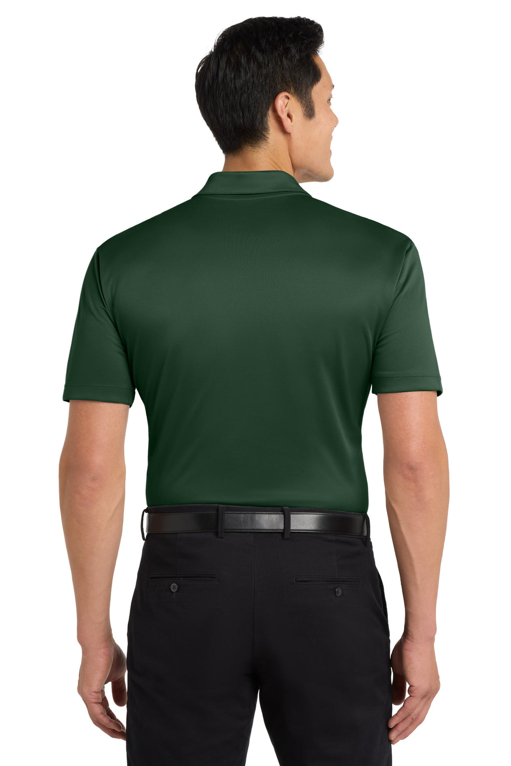 Port Authority Silk Touch Performance Polo. K540 - Dark Green - back