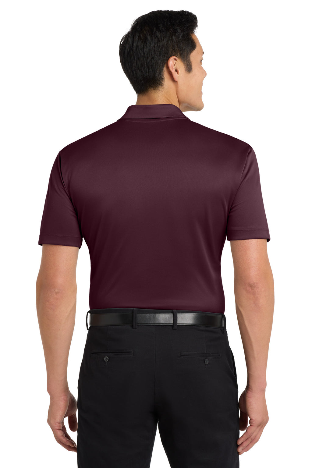 Port Authority Silk Touch Performance Polo. K540 - Maroon - back