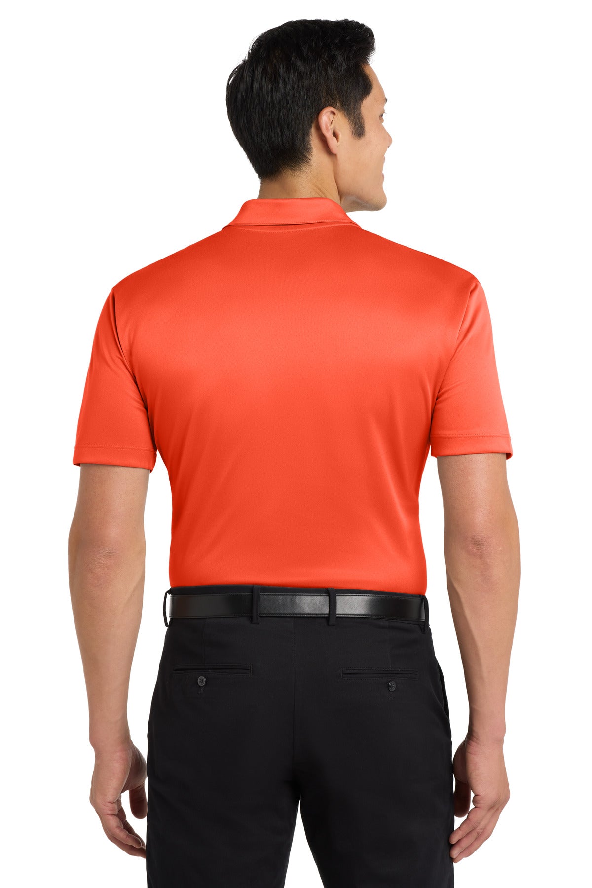 Port Authority Silk Touch Performance Polo. K540 - Neon Orange - back