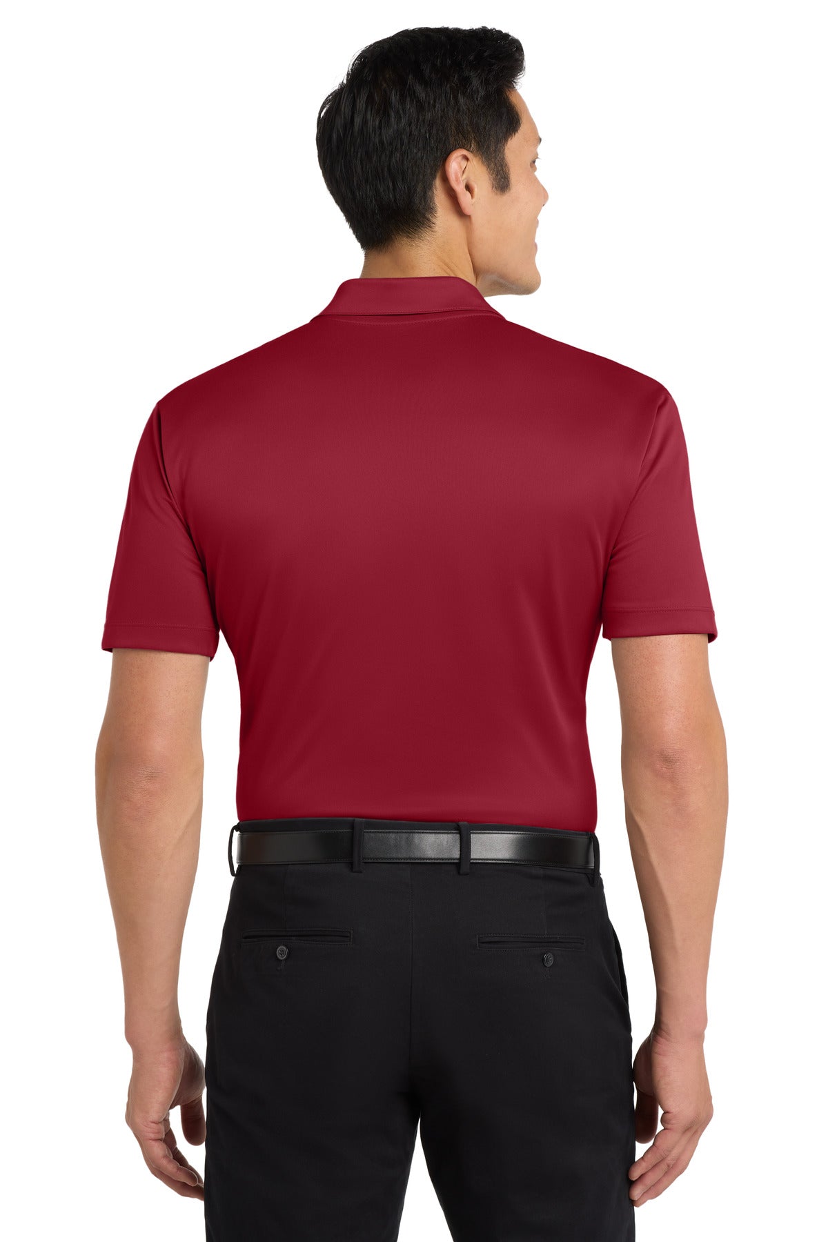 Port Authority Silk Touch Performance Polo. K540 - Red - back