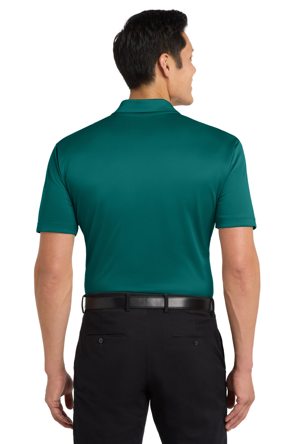 Port Authority Silk Touch Performance Polo. K540 - Teal Green - back