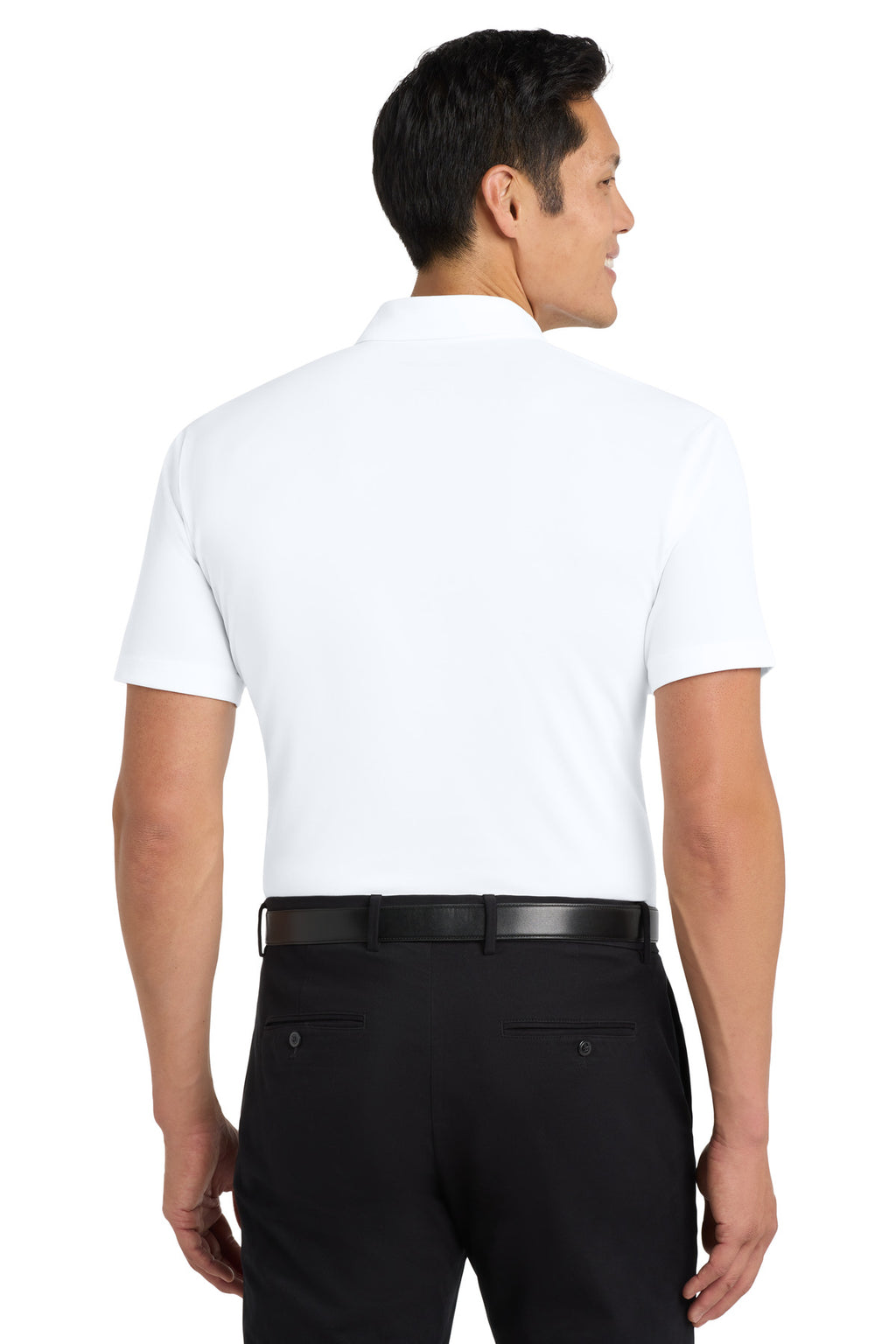 Port Authority Silk Touch Performance Polo. K540 - White - back