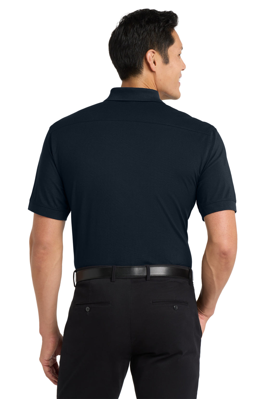 Port Authority Stretch Pique Polo. K555 - Dress Blue Navy - back