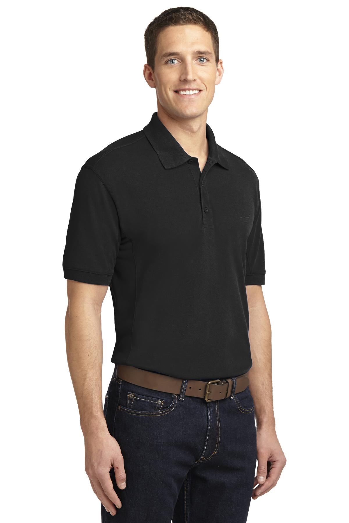 DISCONTINUED Port Authority 5-in-1 Performance Pique Polo. K567 - Black - three_q