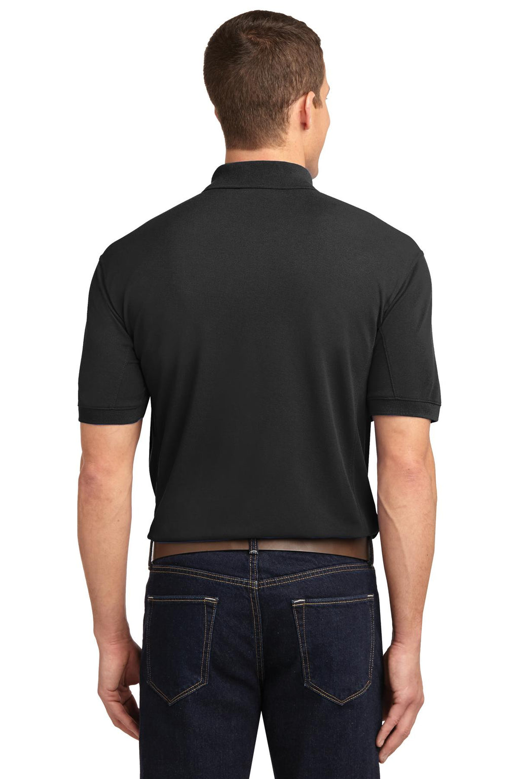 DISCONTINUED Port Authority 5-in-1 Performance Pique Polo. K567 - Black - back