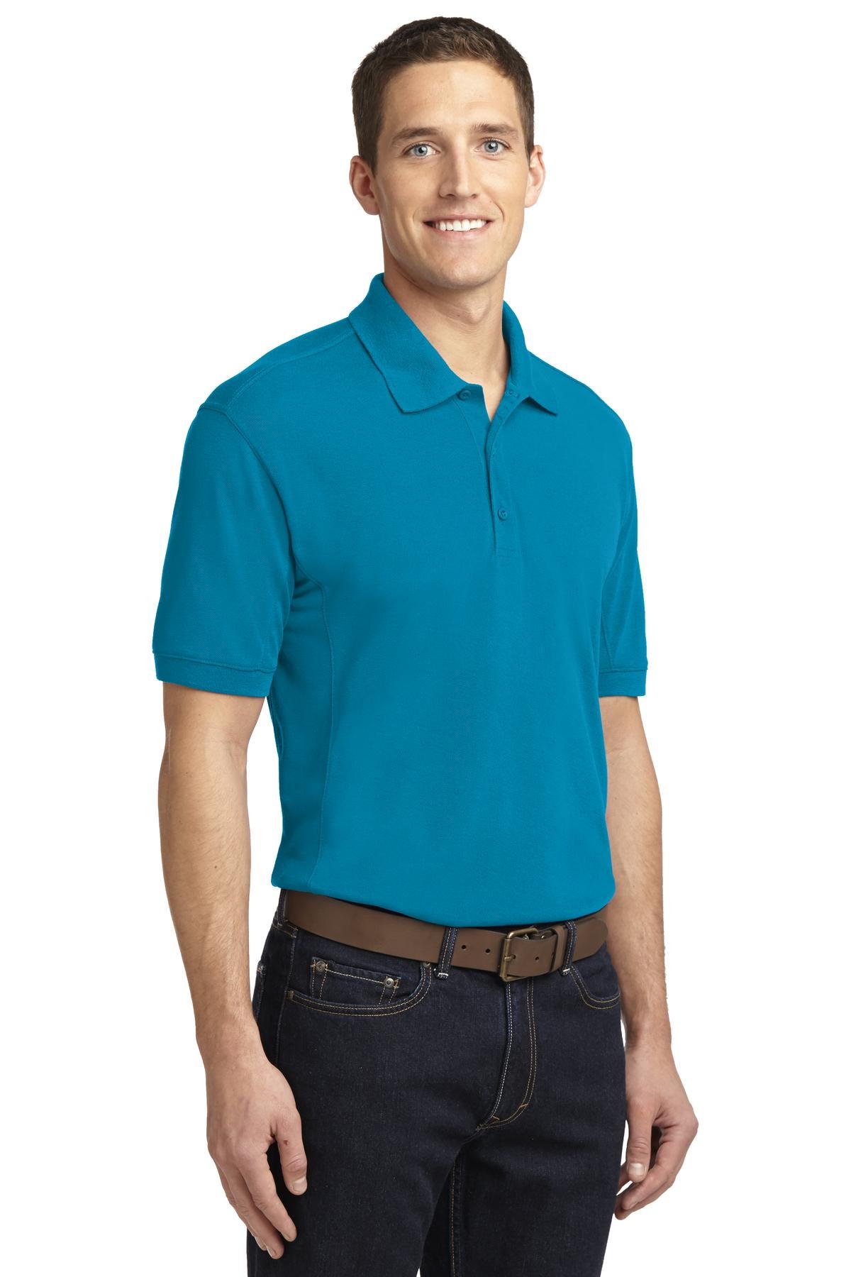 DISCONTINUED Port Authority 5-in-1 Performance Pique Polo. K567 - Blue Wake - three_q