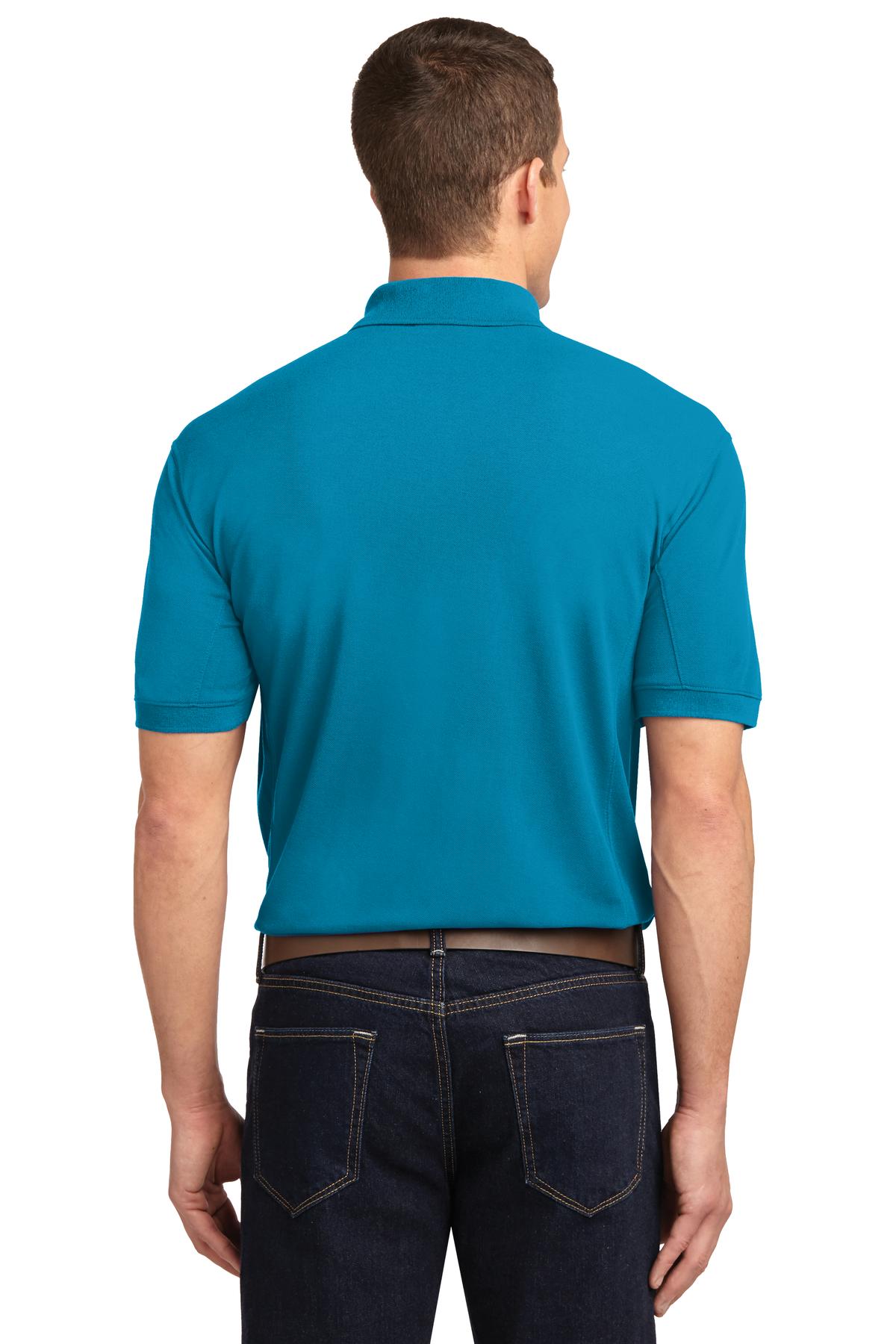 DISCONTINUED Port Authority 5-in-1 Performance Pique Polo. K567 - Blue Wake - back