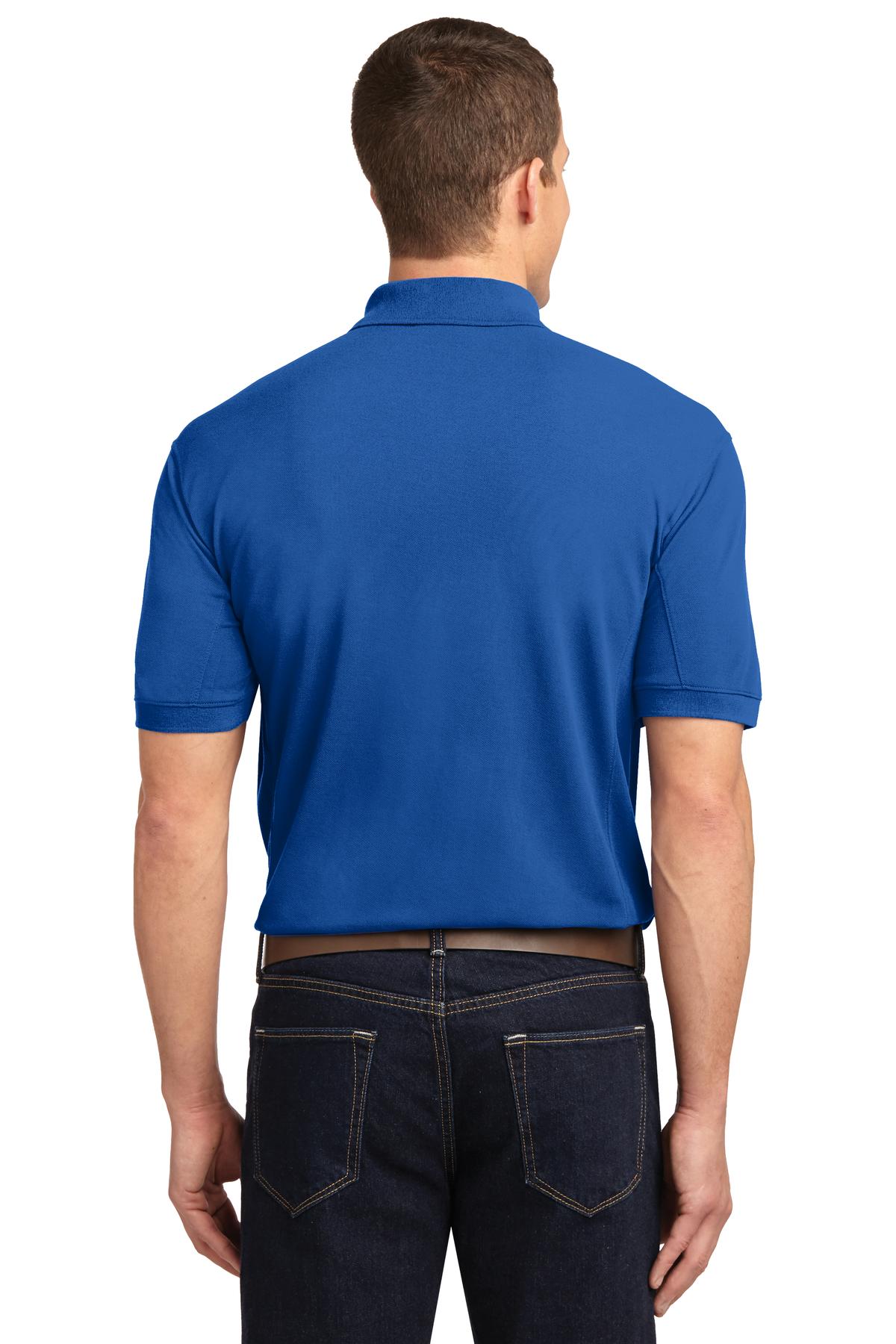 DISCONTINUED Port Authority 5-in-1 Performance Pique Polo. K567 - Cobalt Blue - back