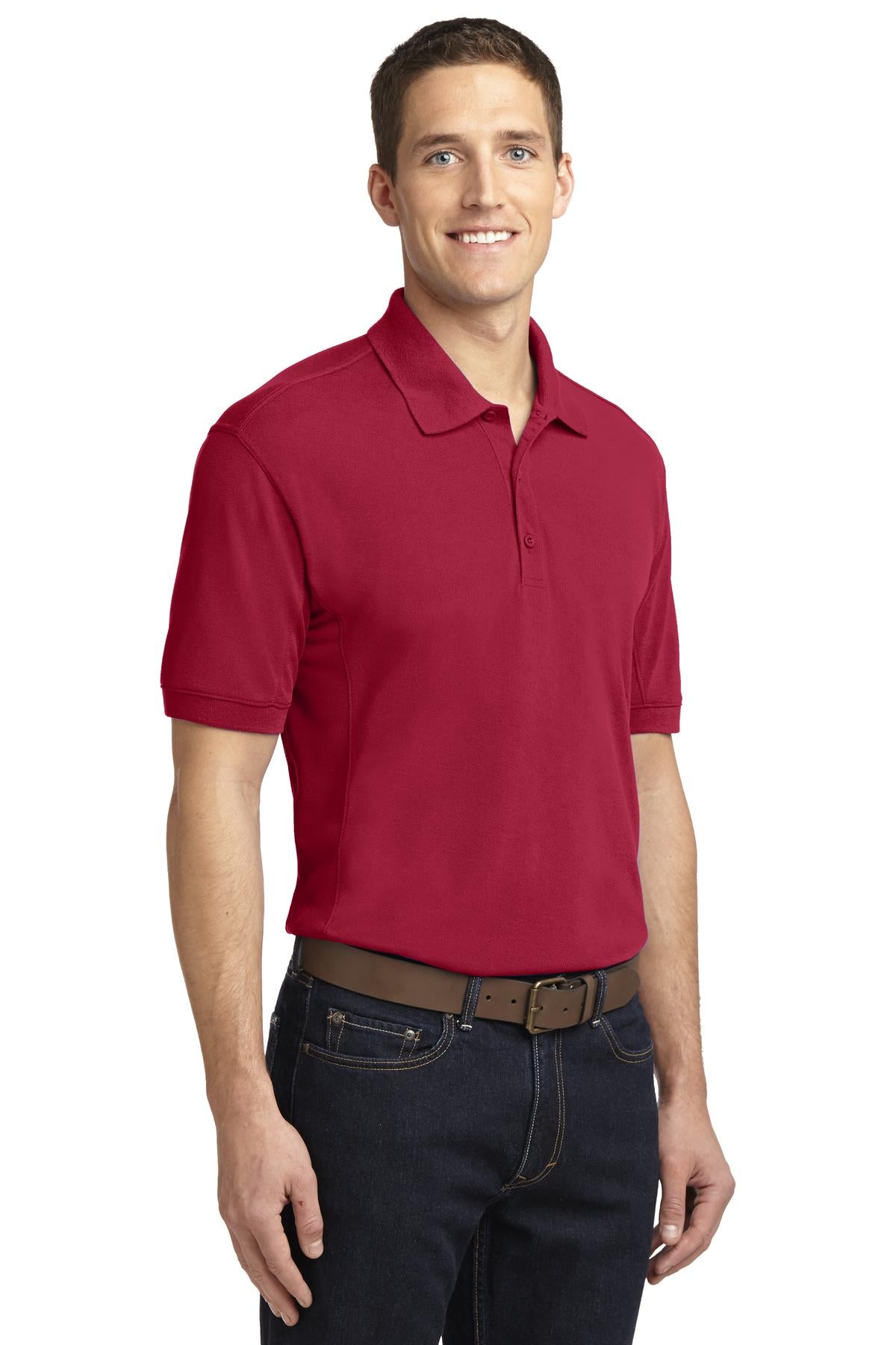 DISCONTINUED Port Authority 5-in-1 Performance Pique Polo. K567 - Rich Red - three_q