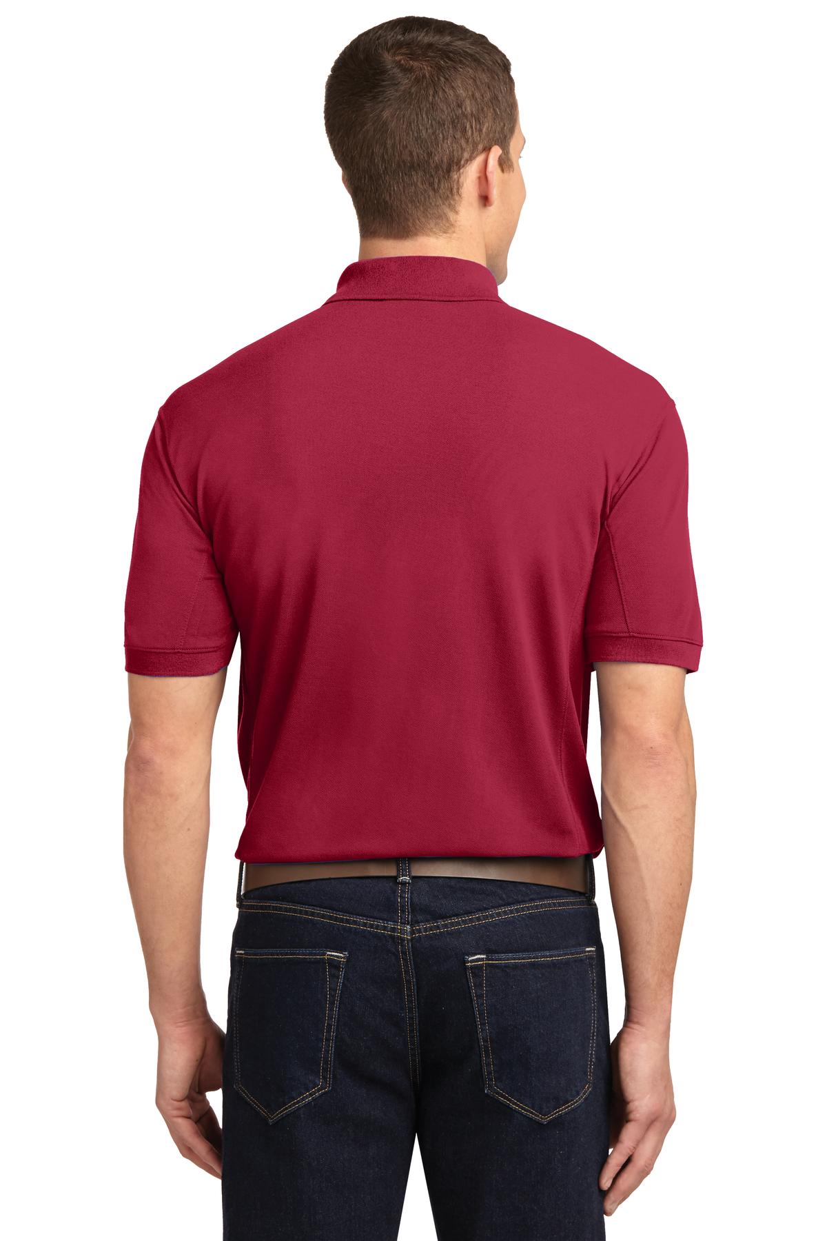 DISCONTINUED Port Authority 5-in-1 Performance Pique Polo. K567 - Rich Red - back