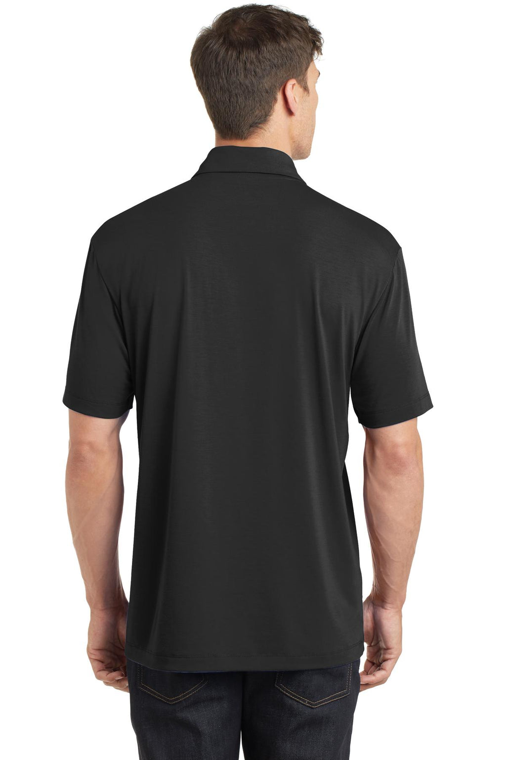 Port Authority Cotton Touch Performance Polo. K568 - Black - back