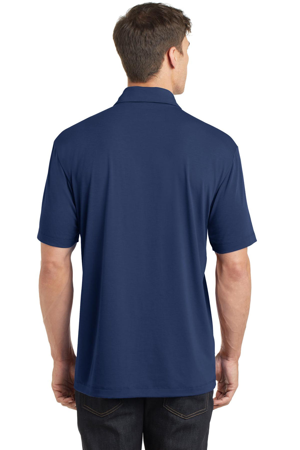Port Authority Cotton Touch Performance Polo. K568 - Estate Blue - back