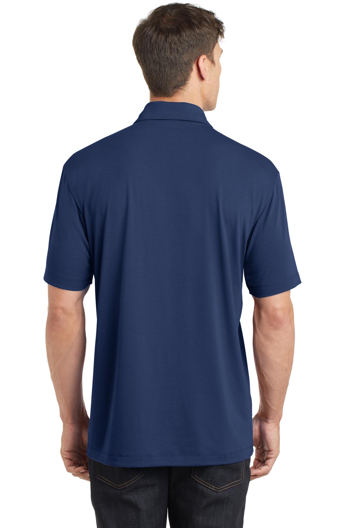 Port Authority Cotton Touch Performance Polo. K568 - Estate Blue - back