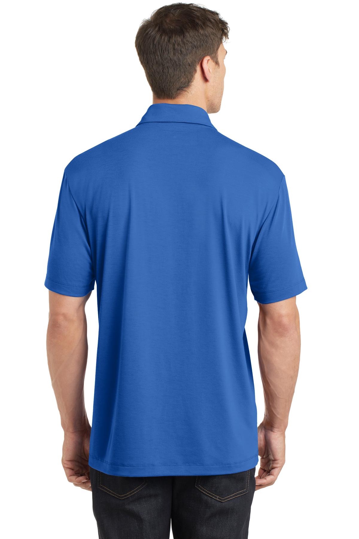 Port Authority Cotton Touch Performance Polo. K568 - Strong Blue - back