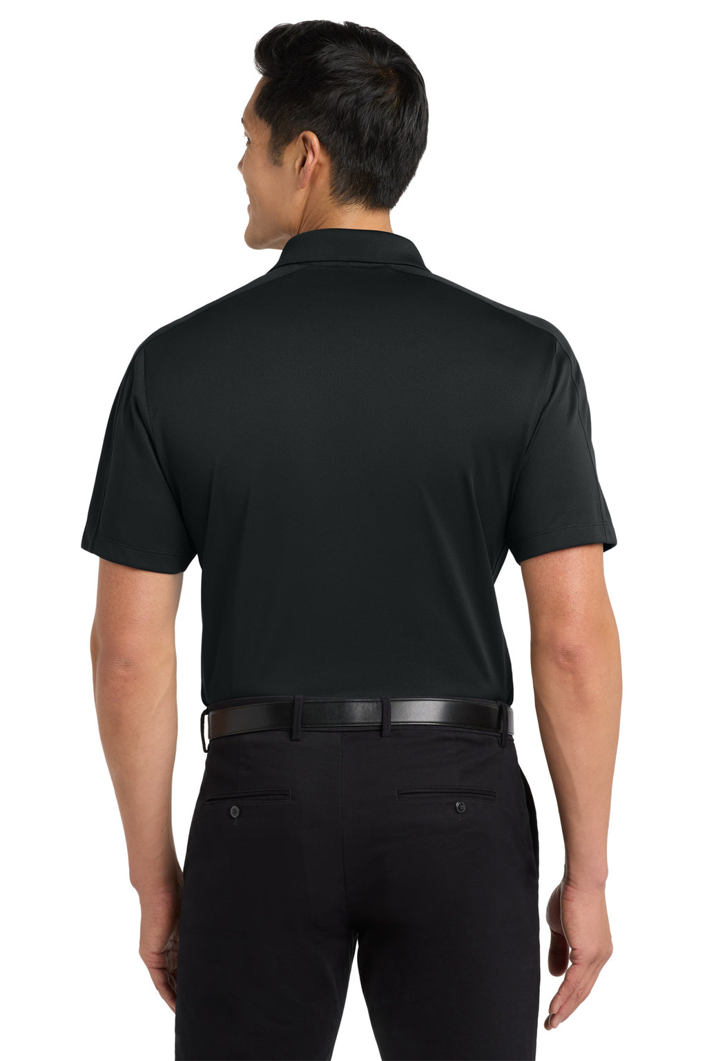 Port Authority Diamond Jacquard Polo. K569 - Black - back