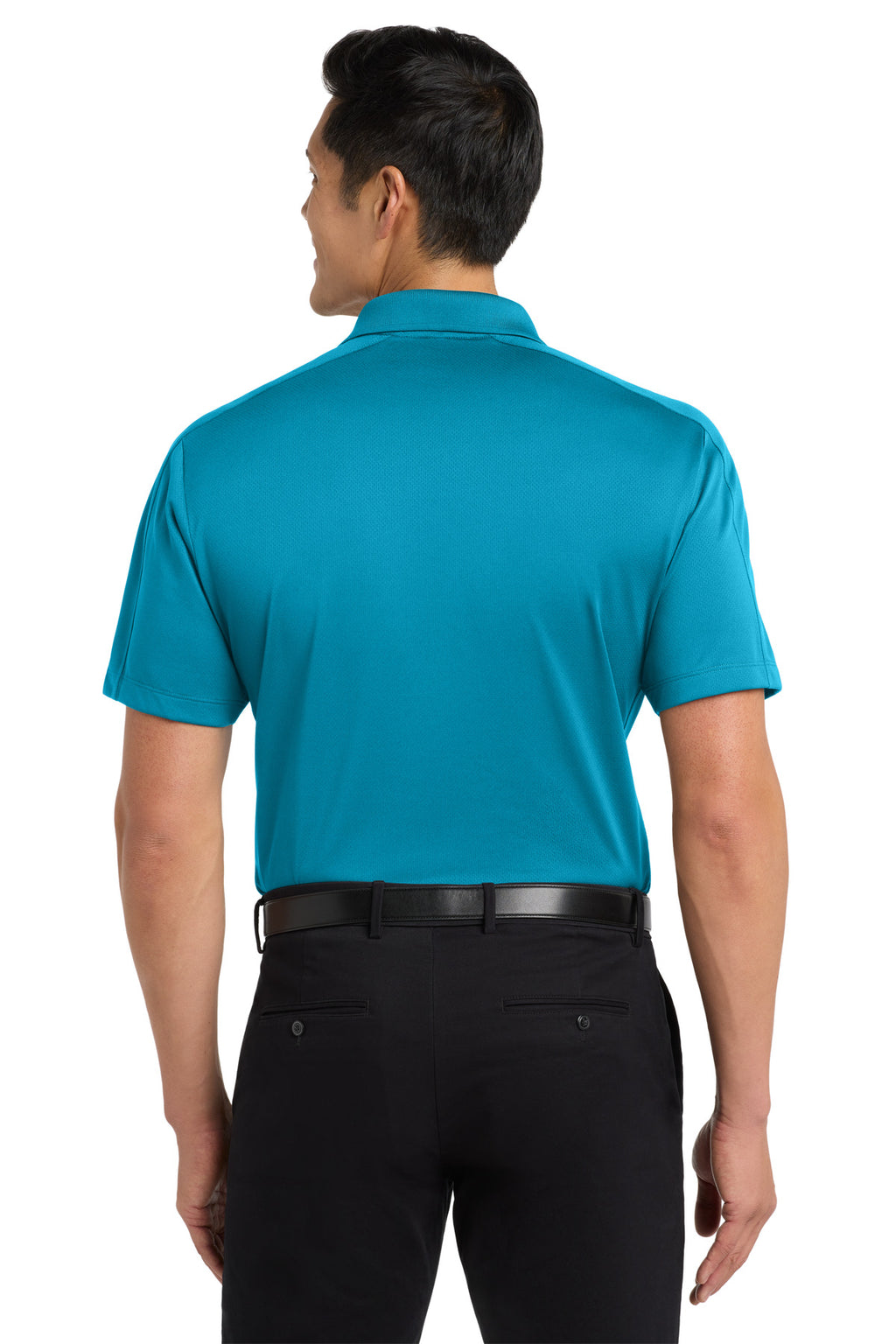 Port Authority Diamond Jacquard Polo. K569 - Blue Wake - back