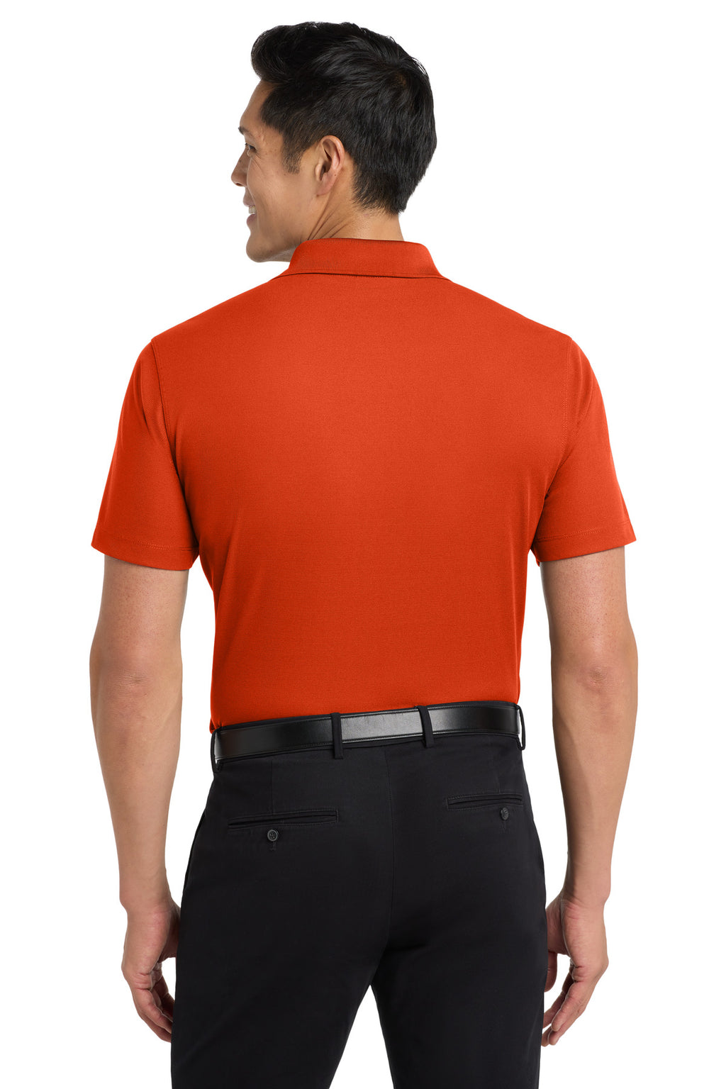 Port Authority Dry Zone Grid Polo. K572 - Autumn Orange - back