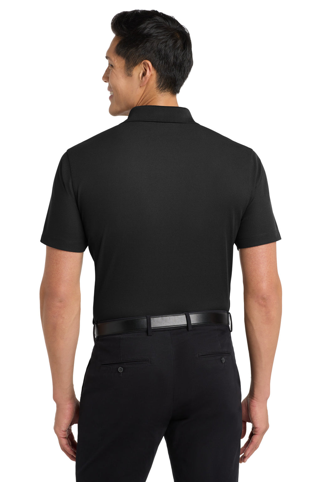 Port Authority Dry Zone Grid Polo. K572 - Black - back