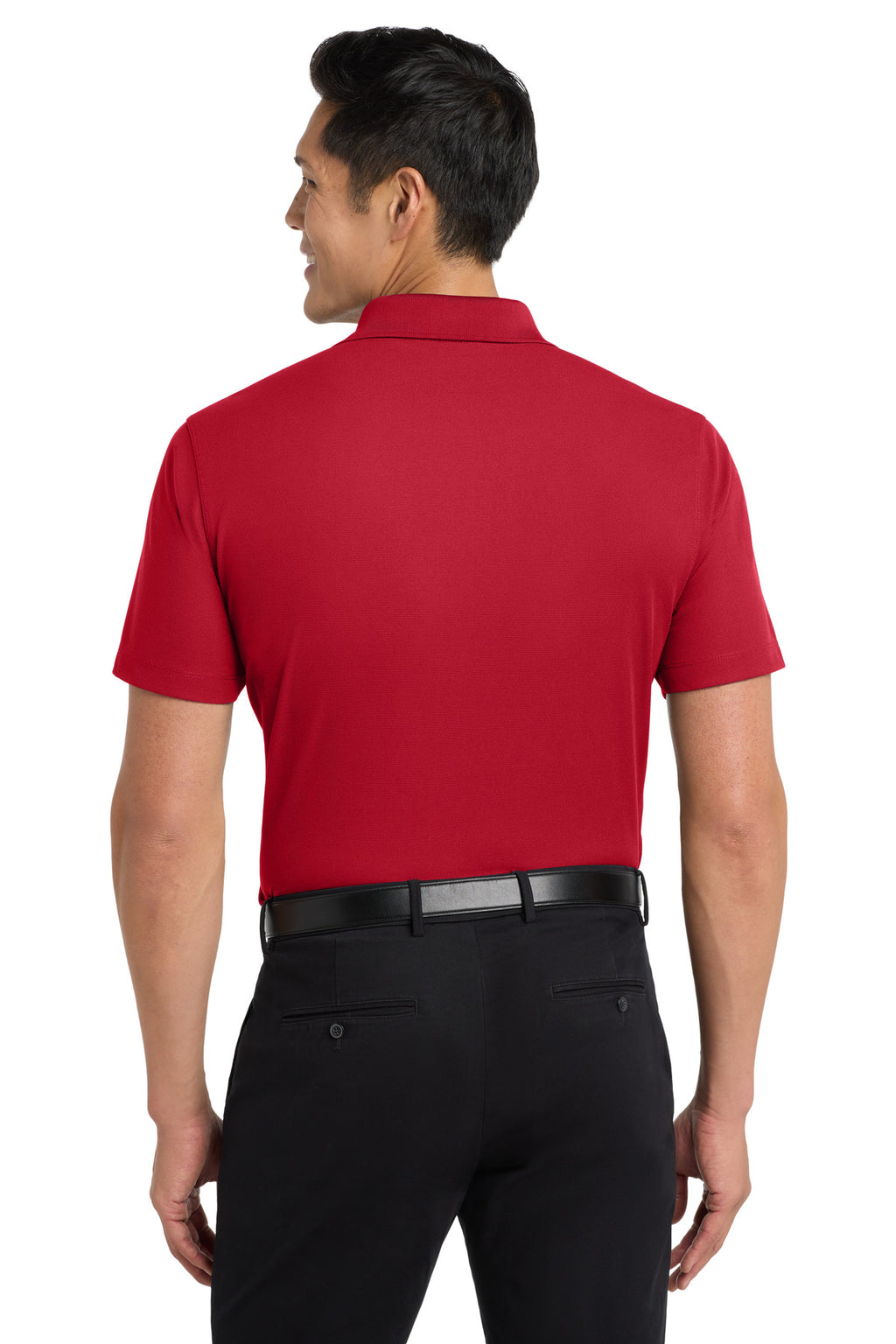 Port Authority Dry Zone Grid Polo. K572 - Engine Red - back
