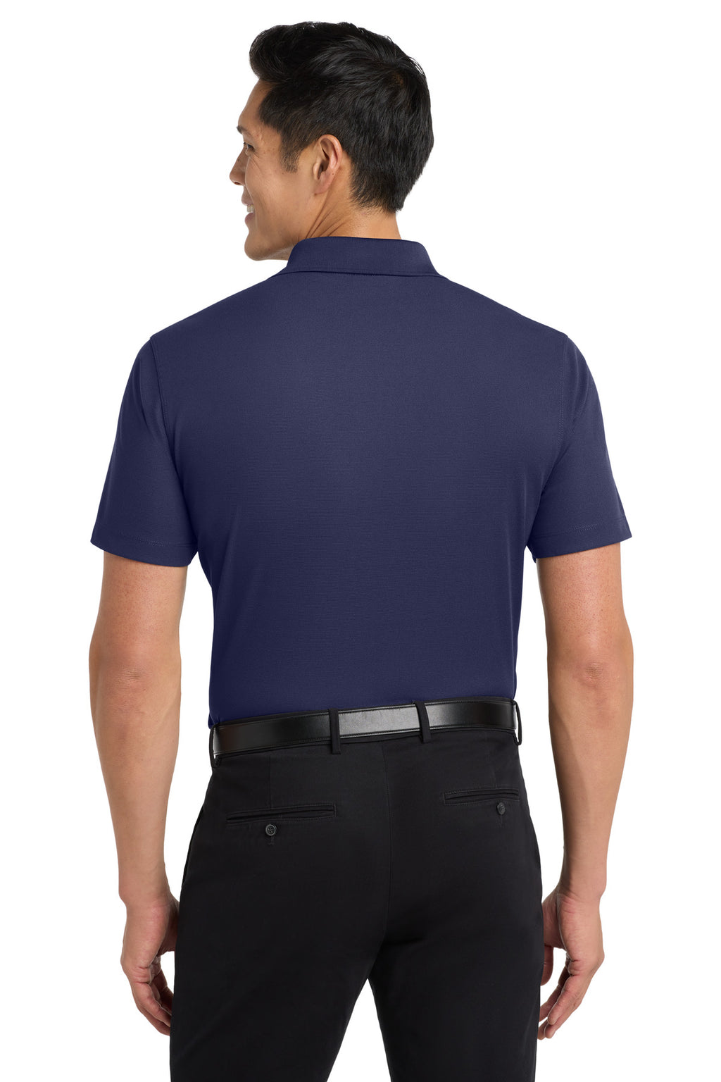 Port Authority Dry Zone Grid Polo. K572 - True Navy - back