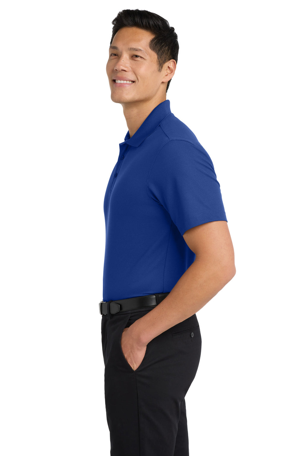 Port Authority Dry Zone Grid Polo. K572 - True Royal - side