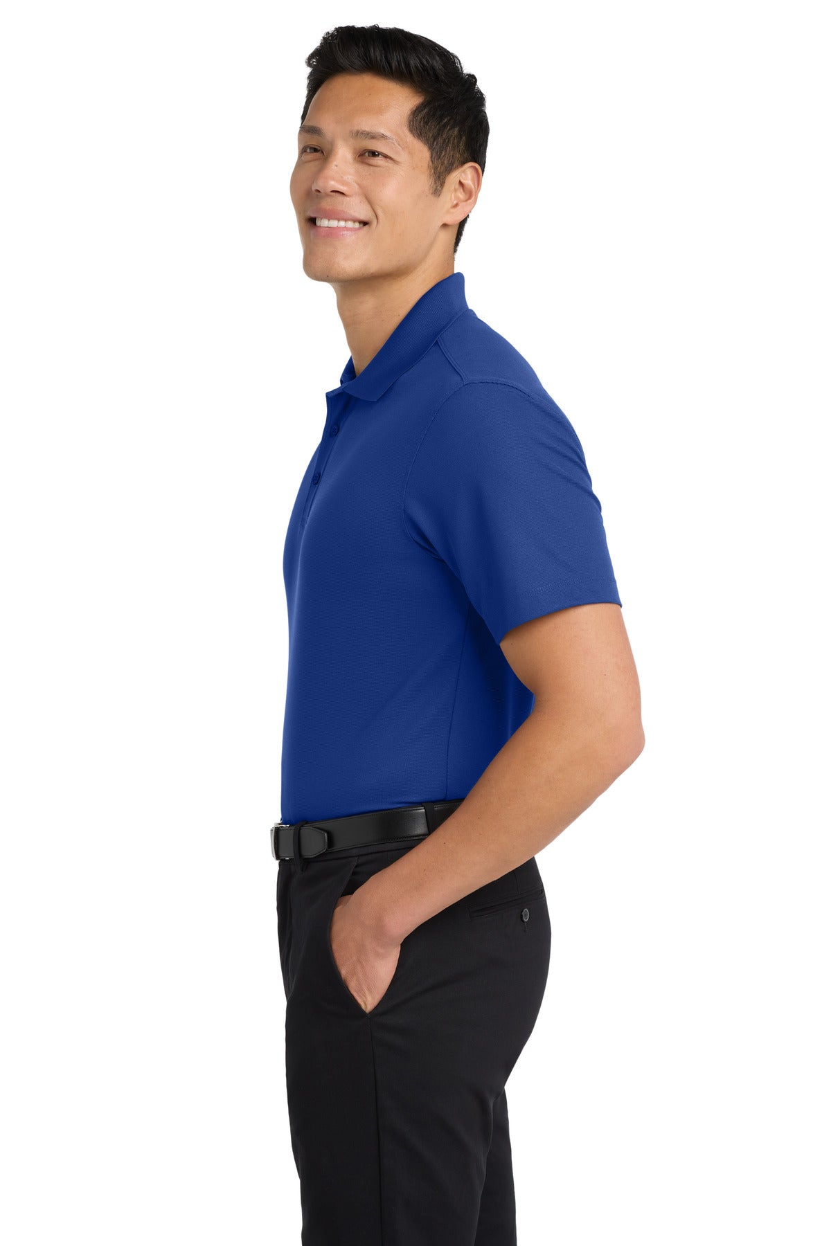Port Authority Dry Zone Grid Polo. K572 - True Royal - side