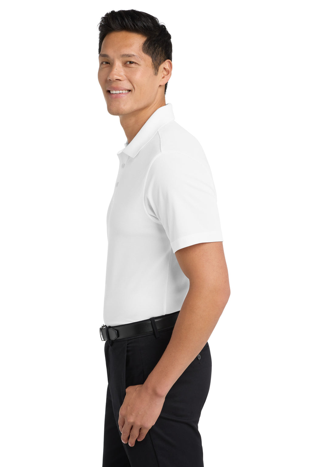 Port Authority Dry Zone Grid Polo. K572 - White - side