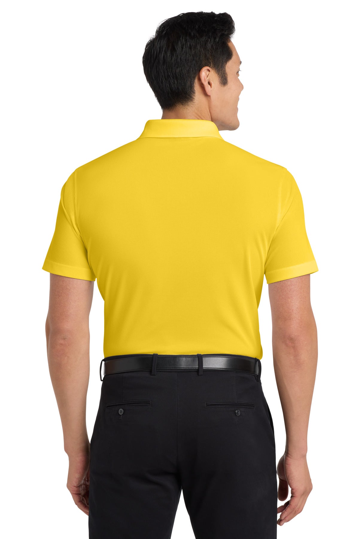 Port Authority Dry Zone Grid Polo. K572 - Yellow - back