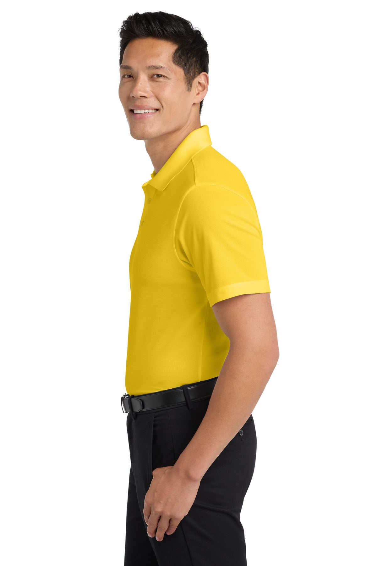 Port Authority Dry Zone Grid Polo. K572 - Yellow - side