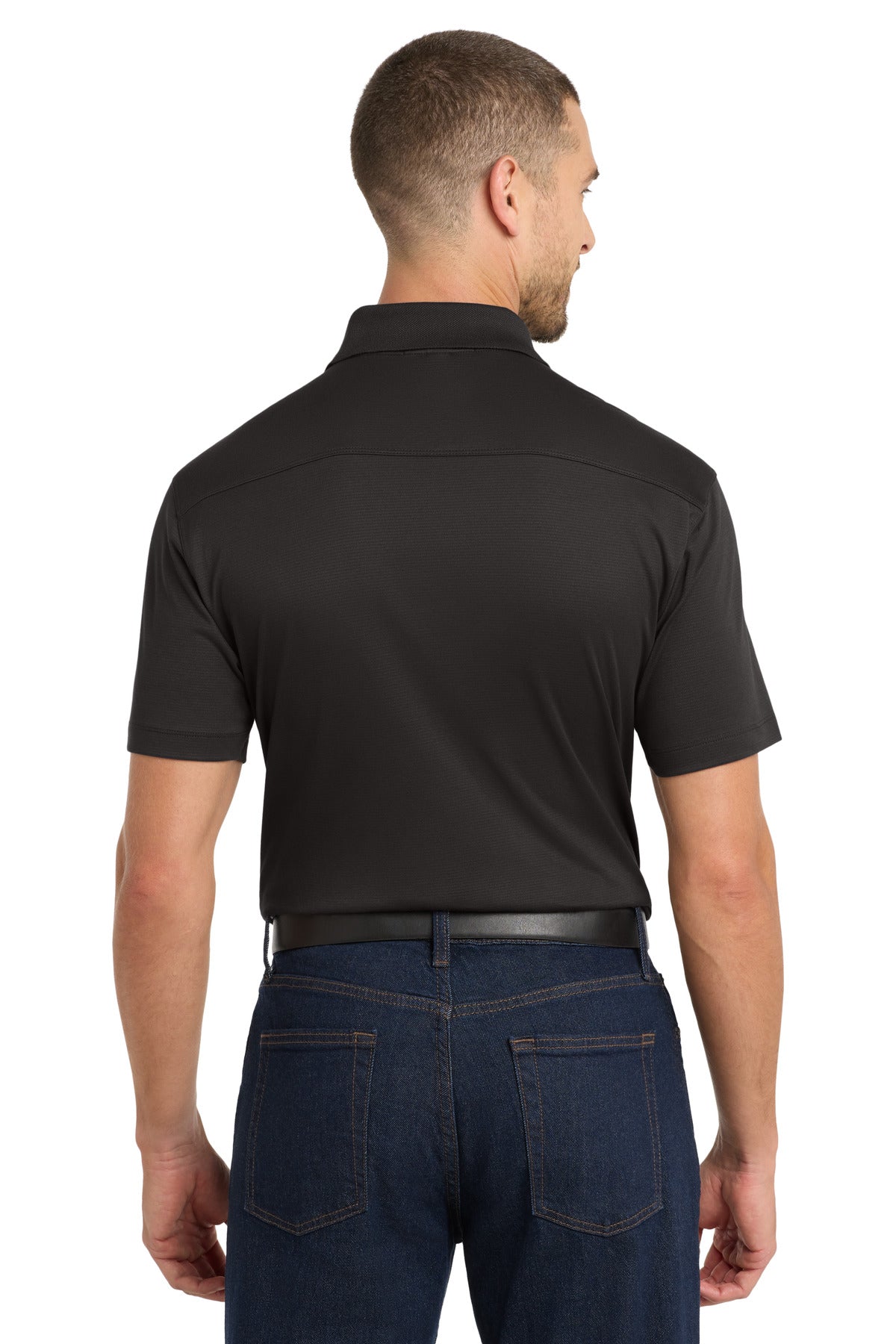 Port Authority Rapid Dry Mesh Polo. K573 - Black - back