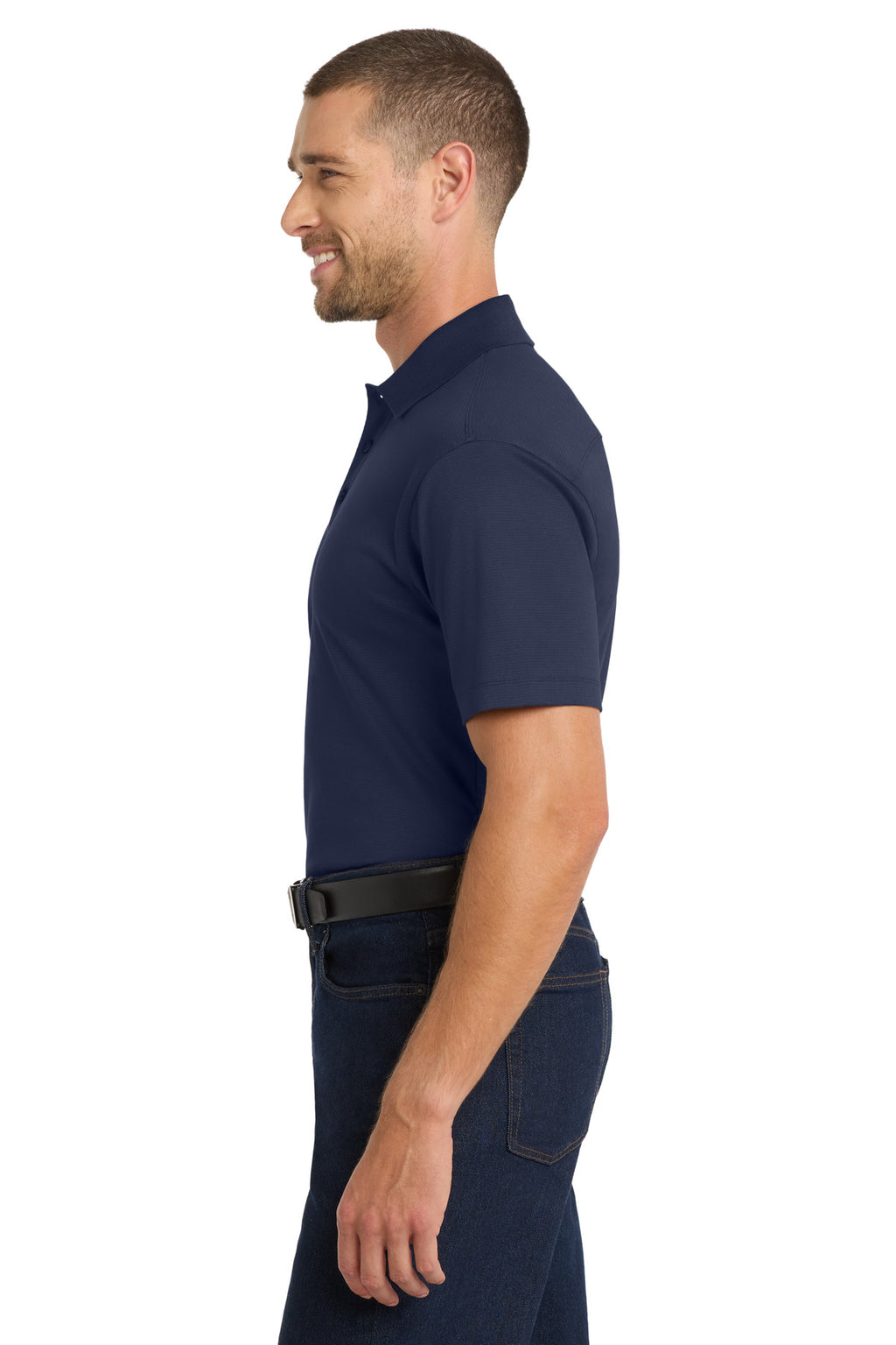 Port Authority Rapid Dry Mesh Polo. K573 - True Navy - side