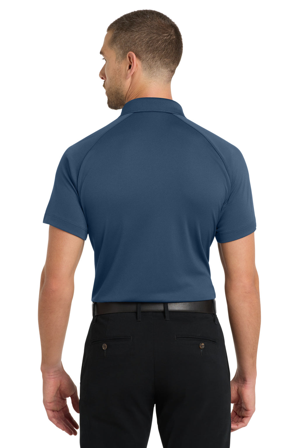 Port Authority Crossover Raglan Polo. K575 - Regatta Blue - back