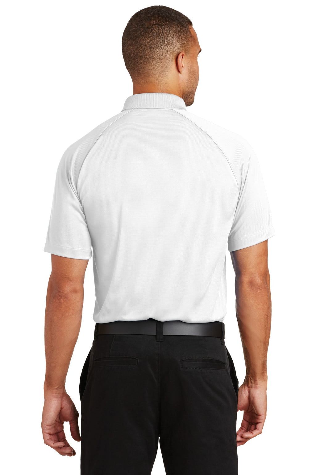 Port Authority Crossover Raglan Polo. K575 - White - back