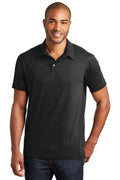 DISCONTINUED Port Authority Meridian Cotton Blend Polo. K577 - Black - front