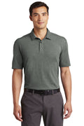 DISCONTINUED Port Authority Coastal Cotton Blend Polo. K581 - Deep Black/ White - front