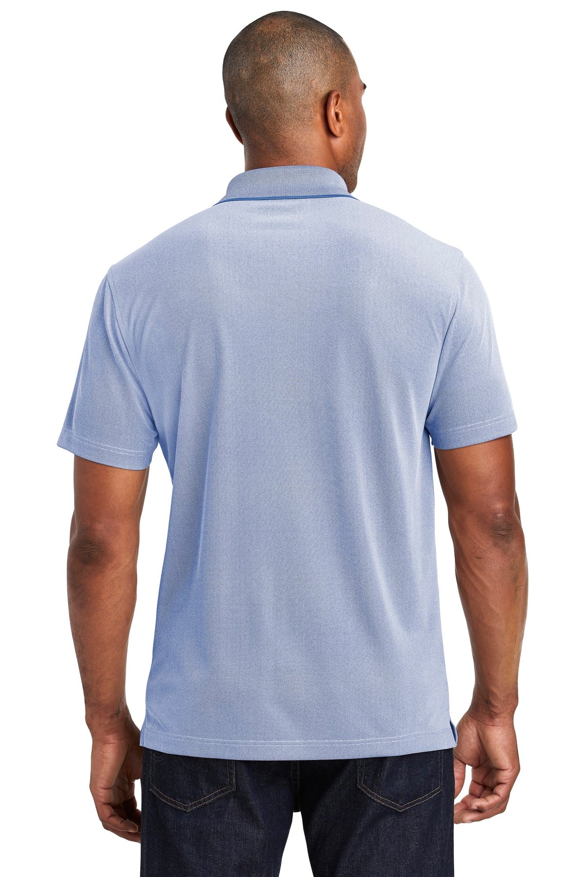 Port Authority Poly Oxford Pique Polo. K582 - True Royal - back