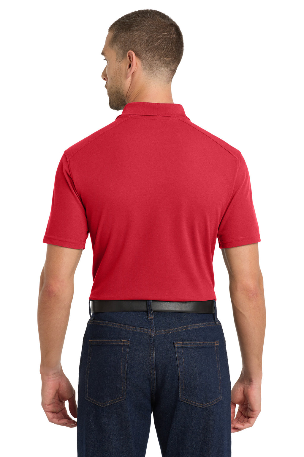 Port Authority EZPerformance Pique Polo. K600 - Apple Red - back
