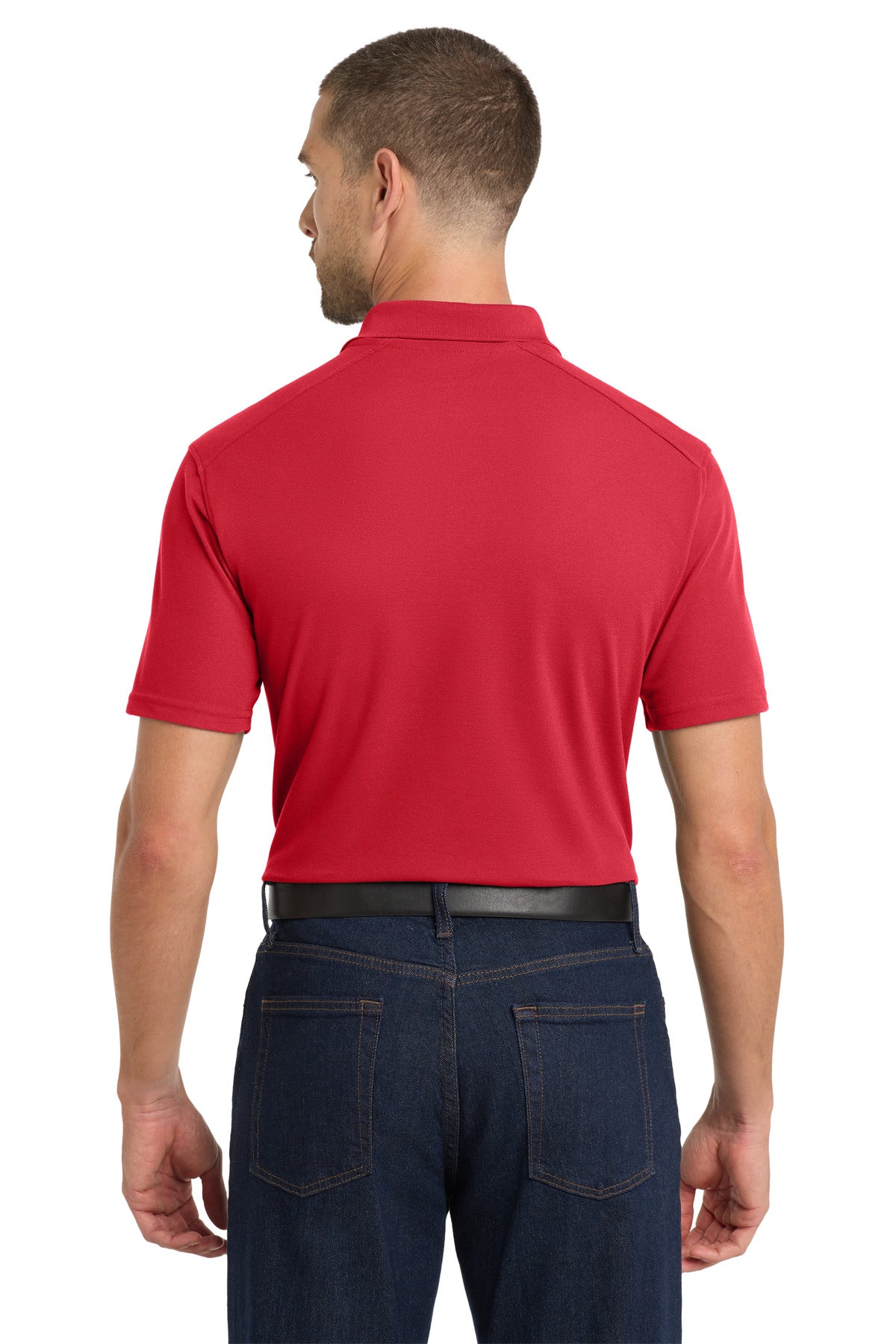 Port Authority EZPerformance Pique Polo. K600 - Apple Red - back