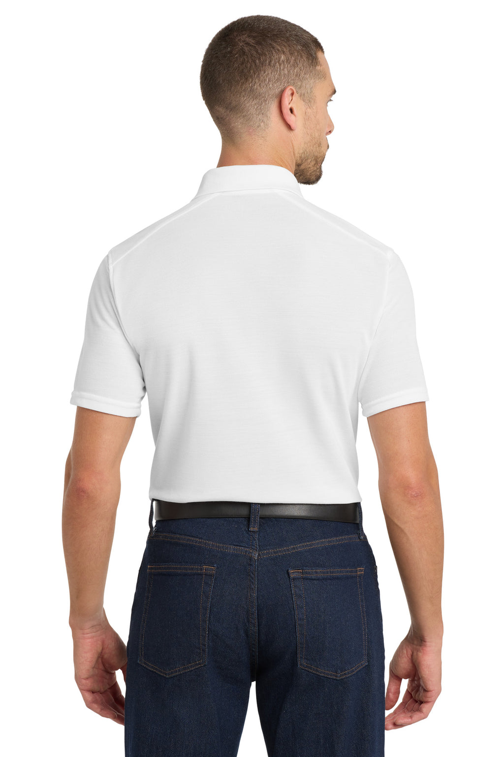 Port Authority EZPerformance Pique Polo. K600 - White - back