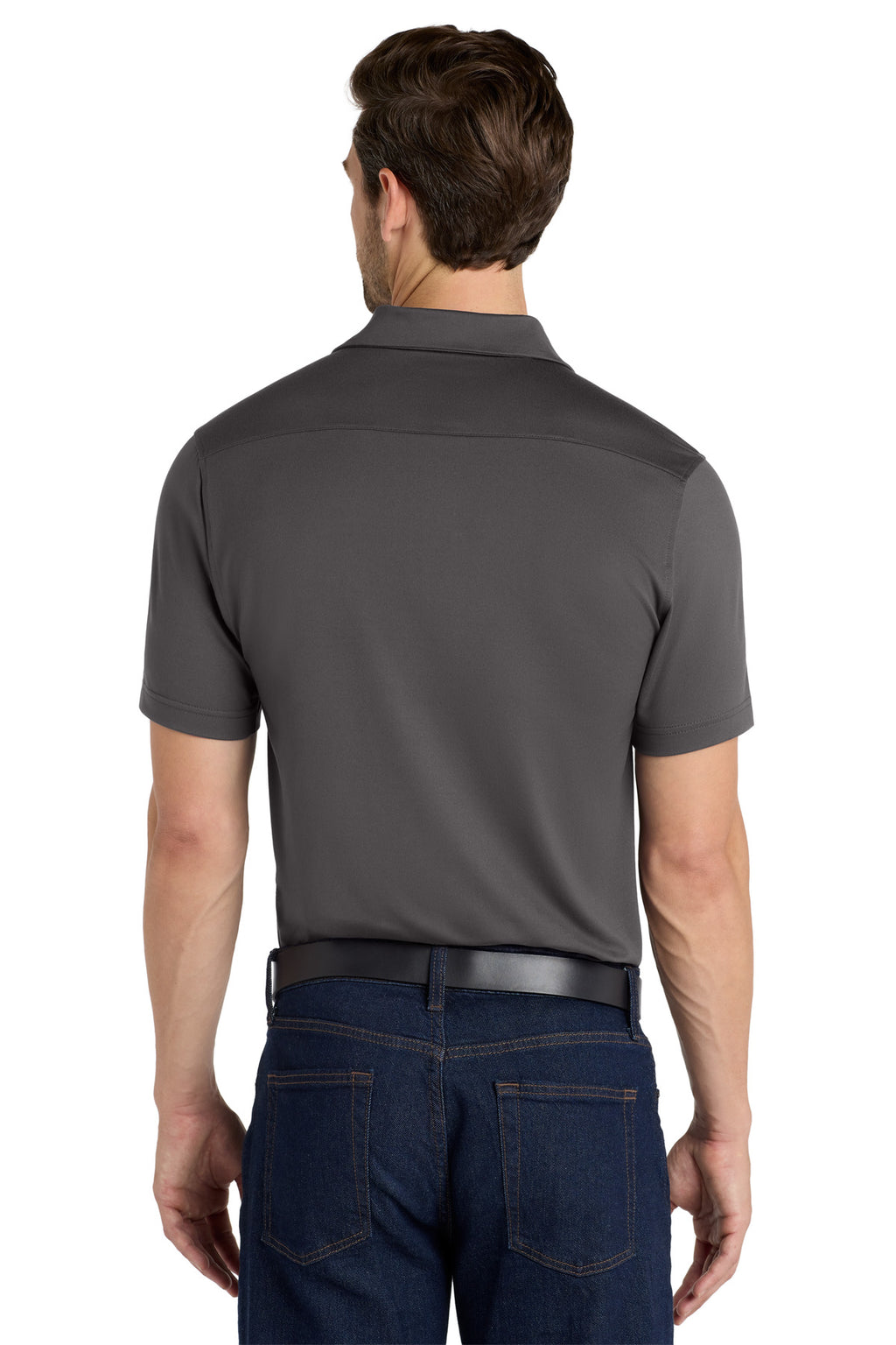 Port Authority City Stretch Polo K682 - Graphite - back