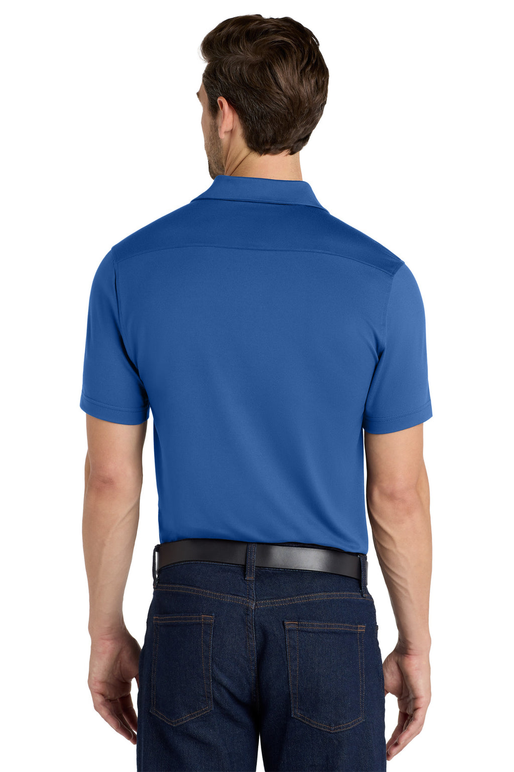 Port Authority City Stretch Polo K682 - True Blue - back