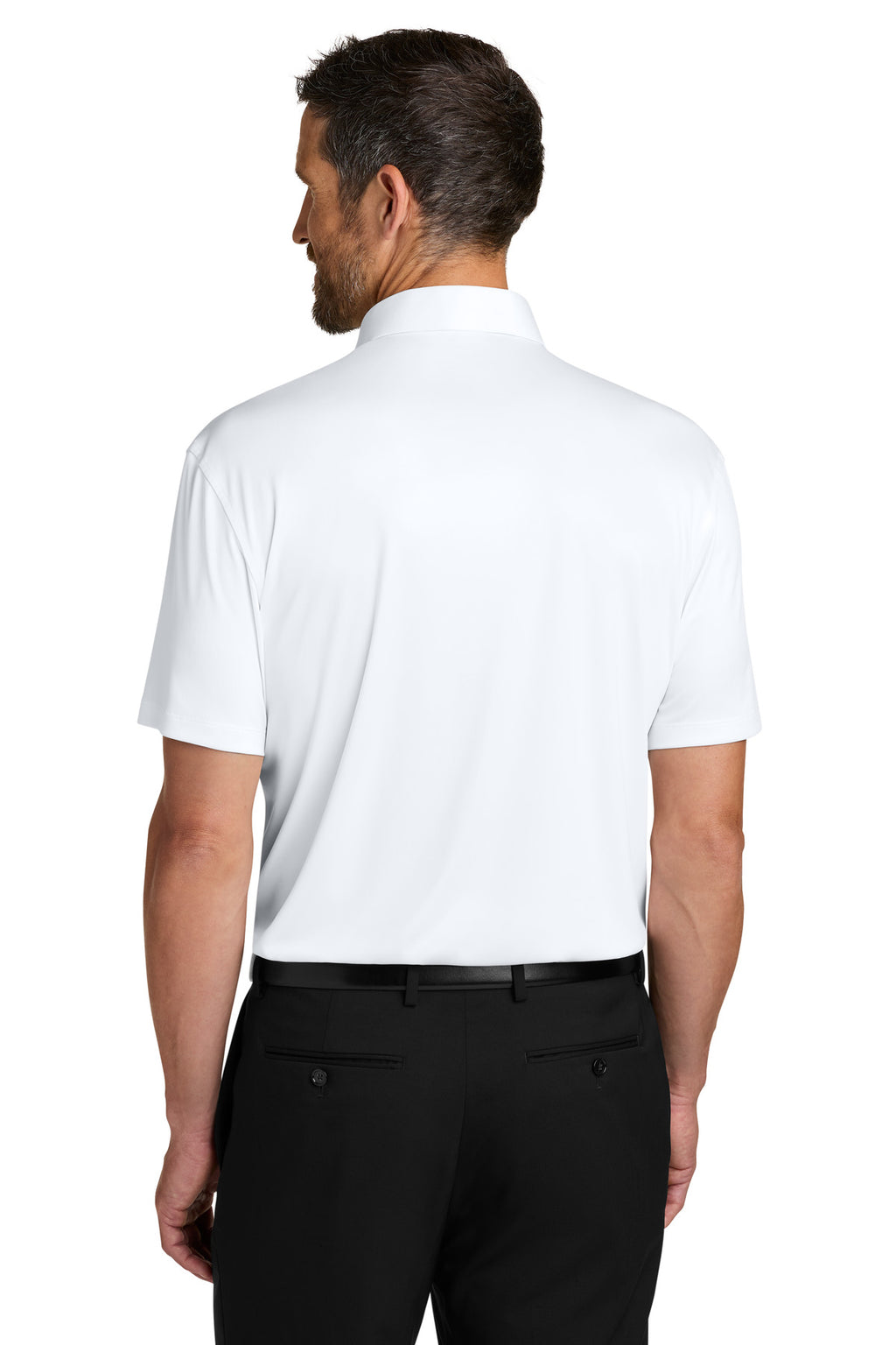Port Authority Shirt Collar Polo K700 - White - back
