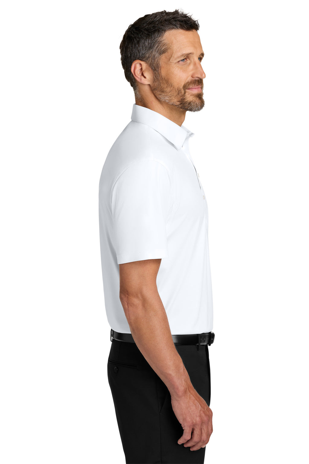 Port Authority Shirt Collar Polo K700 - White - side